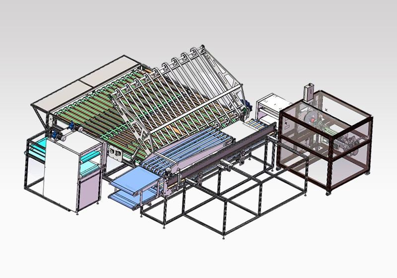 Quilts Folding And Rolling Machine