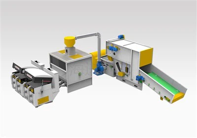 Automatisk monteringslinje för fyllning av vågkuddar