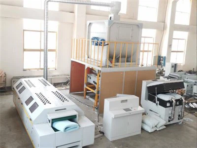 HJHM760 monteringslinje för skärning och fyllning av svamp